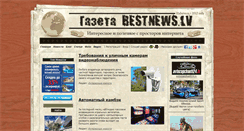 Desktop Screenshot of bestnews.lv